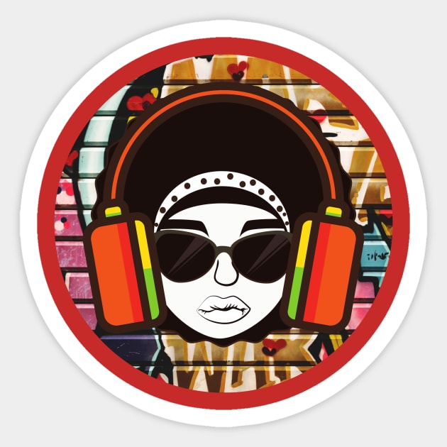 B-Girl Hip-Hop Boom Bap Sticker by soulstarr